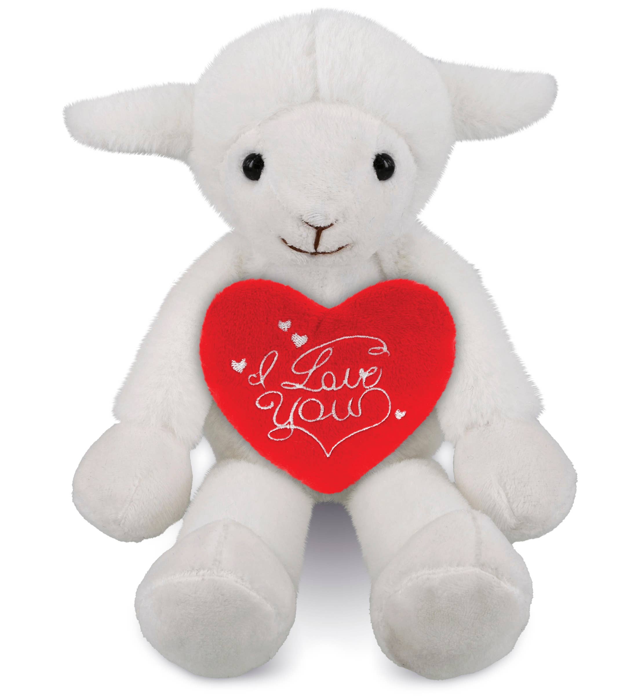 Cota Global - Wholesale Stuffed/Plush Toy - Kids & Baby - Plush I Love You Heart & Long Leg Lamb 10.50