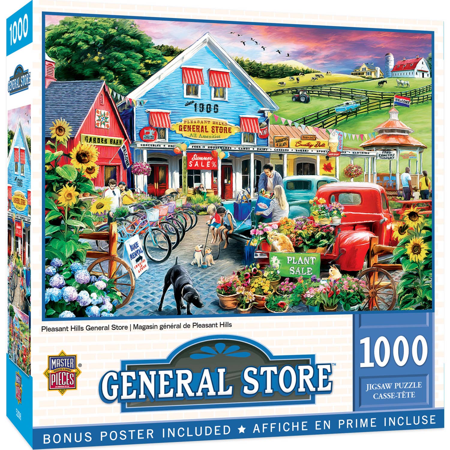 Masterpieces Puzzles - Wholesale Puzzle - Adult - General Store - Pleasant Hills 1000 Piece Puzzle0
