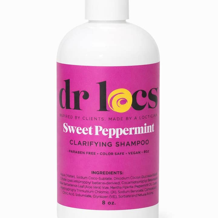 Sweet Peppermint Clarifying Shampoo (8oz) for wholesale by Dr Locs