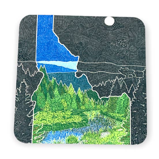 Coasters - Ideal Idaho for wholesale by Viz Art Ink