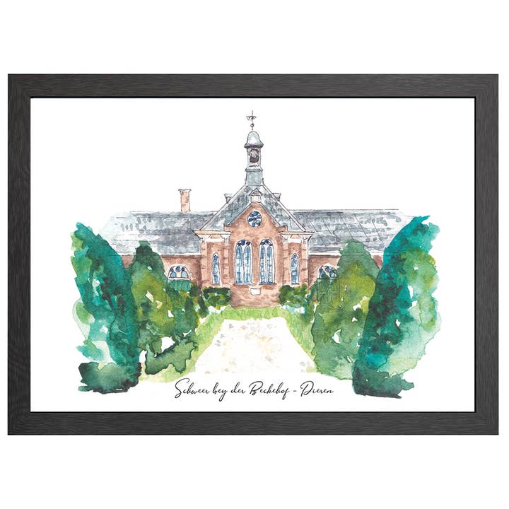 A2 Poster Schweer Bey Der Beckehof Dieren in Frame for wholesale by JOYIN