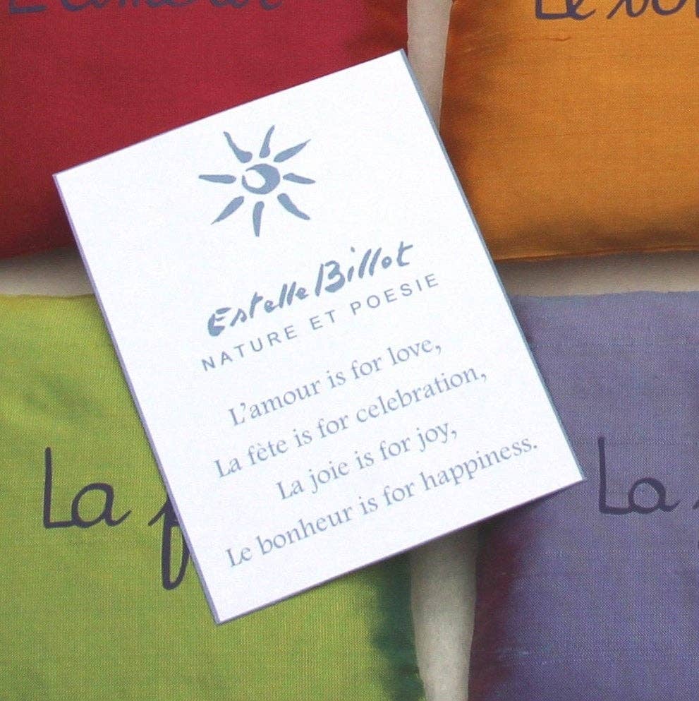 Estelle Billot - Wholesale Sachet - 4 silk lavender sachets - 5 color sets - Mothers' Day gift7