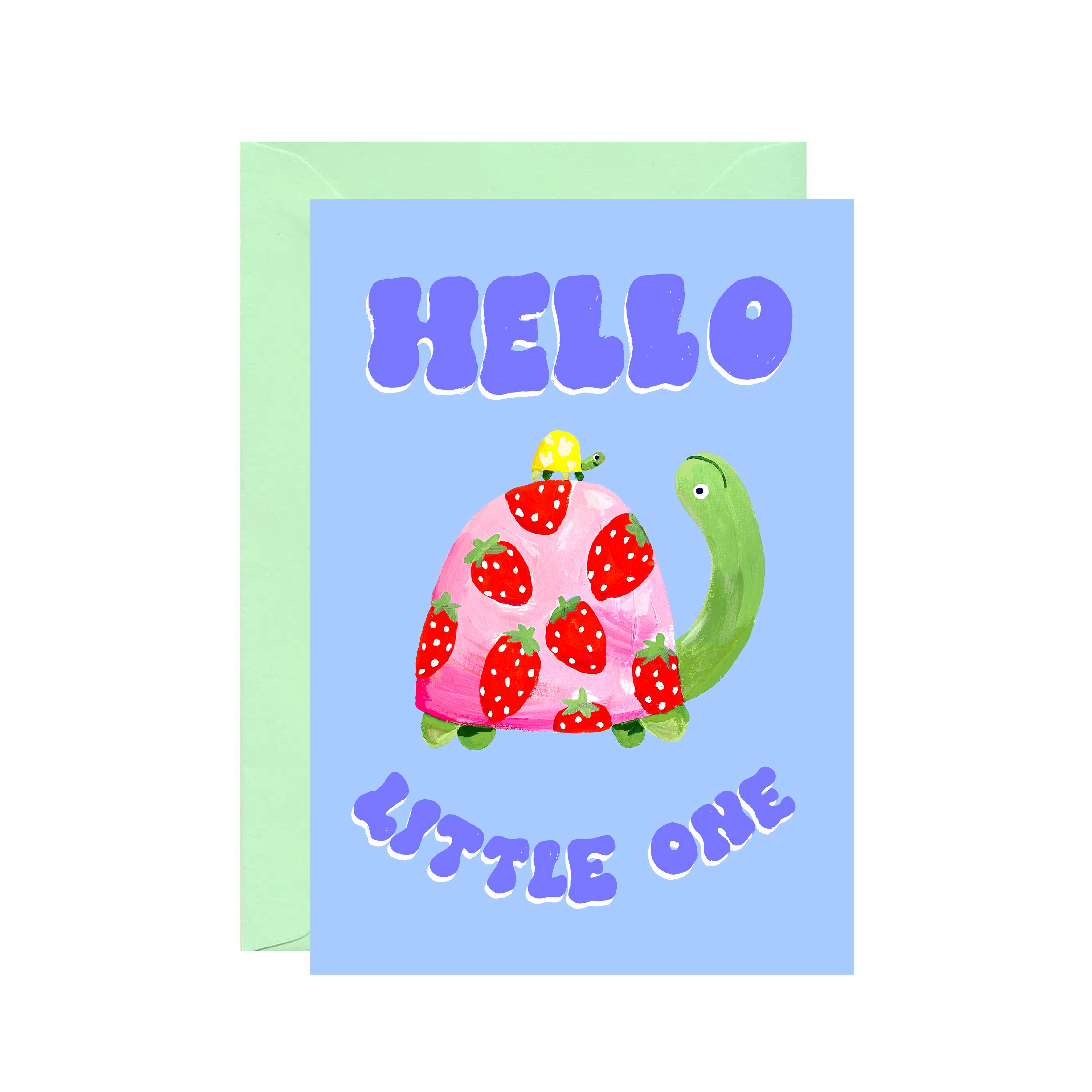 Ickaprint - Wholesale Baby Card - Hello Little One Card