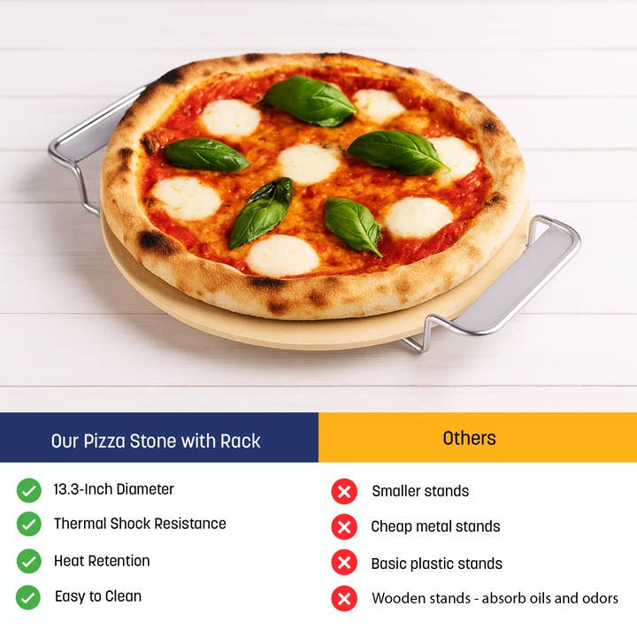 Westinghouse - Wholesale Pizza Board - Westinghouse Pizza Stone with Rack5