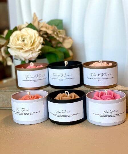 Crazy About Candles – wholesale Jar/filled candle – Flower in a Jar Candle – Handcrafted Soy Wax Scented Candle Gift6