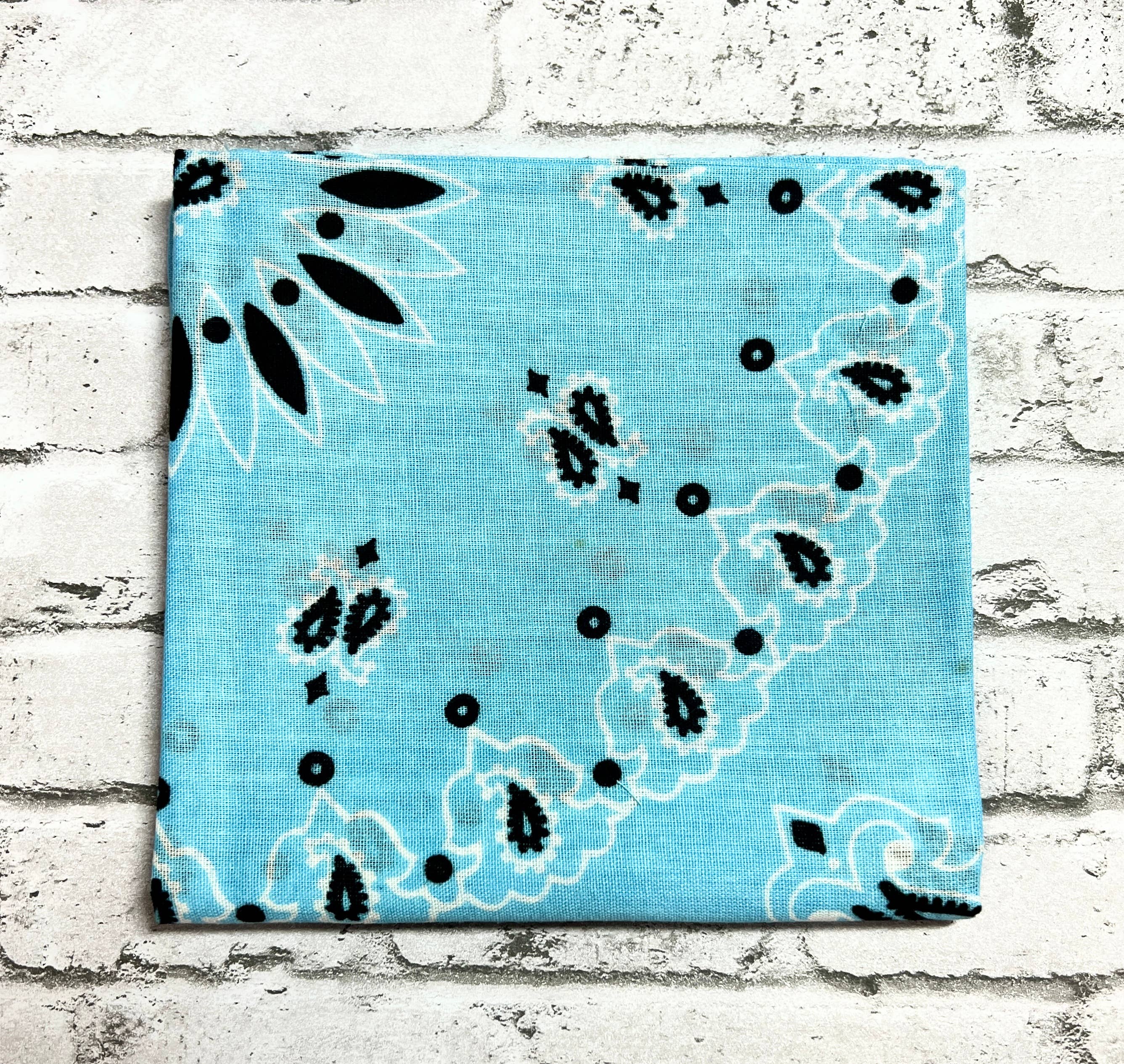 The Funky Soul - Wholesale Bandana - Unisex - Personalized Embroidered Floral Custom Name Bandana4