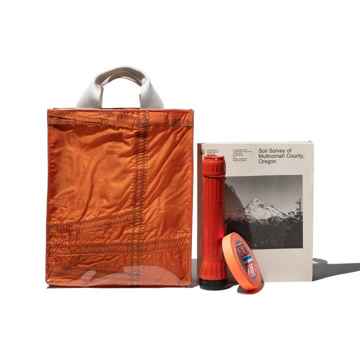 Covered Parachute Document Bag - Orange for wholesale by Puebco