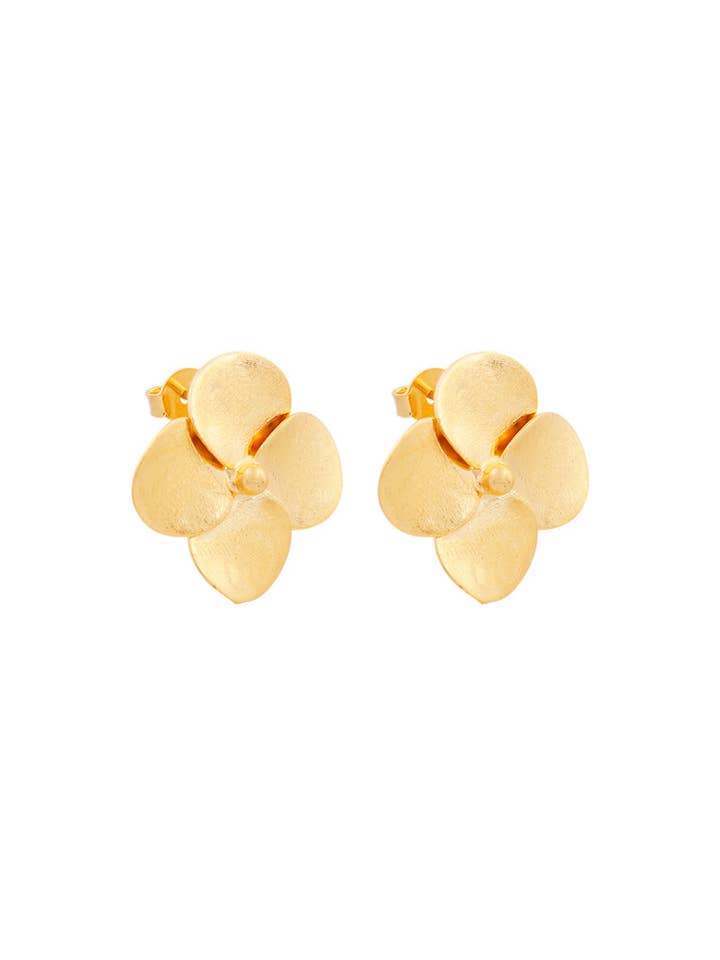 ILHA DO MEL UNO FLOWER EARRINGS for wholesale by Creative Brazil