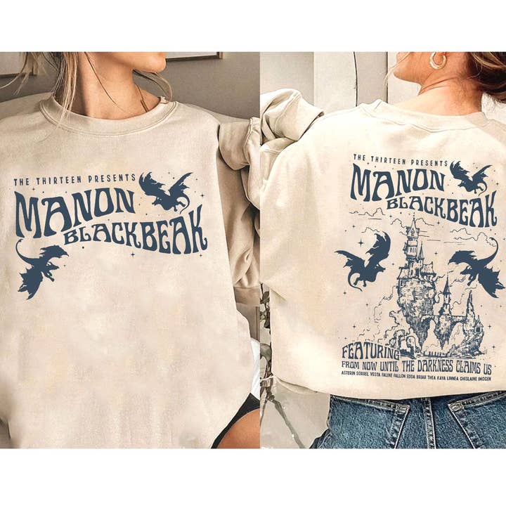 Manon Blackbeak Throne Of Glass Double-Sided Sweatshirt for wholesale by TheKingShirt