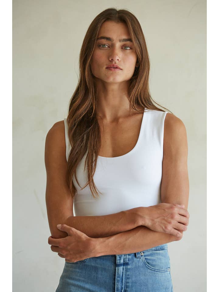 By Together – wholesale Linne (Tryckt) - Dam – S1187N | Dubbelskiktad sömlös topp21