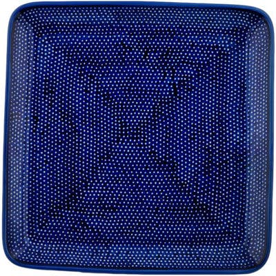 Plat 11" Thème Nuit Étoilée UNIKAT pour la vente par Polmedia Polish Pottery