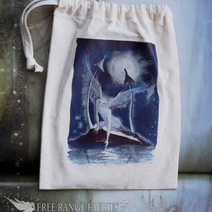 FreeRangeFaeries - Wholesale Pouch - Women's - Moonlight Wish Tarot Pouch3