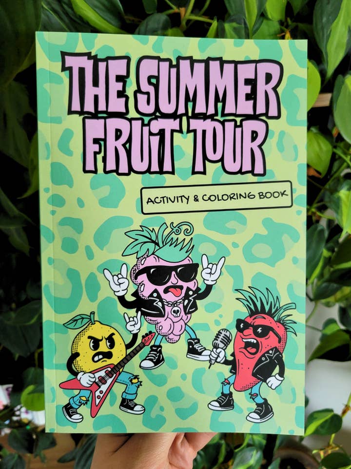 Travel Anxiety Journal: Summer Fruit Tour for wholesale by Mindful Colorings