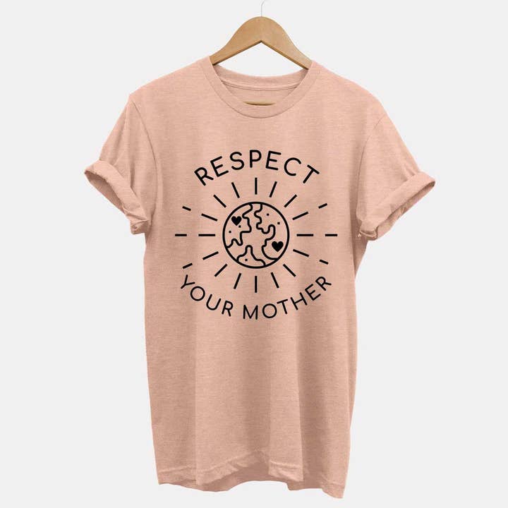 Respekter din mors etiske veganske T-shirt (unisex) for engroshandel hos VO