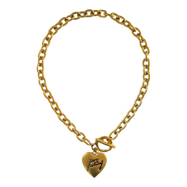 Colar Coração de Sentimento Puro por atacado de sccollection