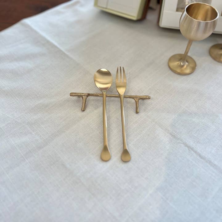Korea Table - Wholesale Spoon Rest - Spoon Rest Cutlery Rest - Korean Premium Bronzeware