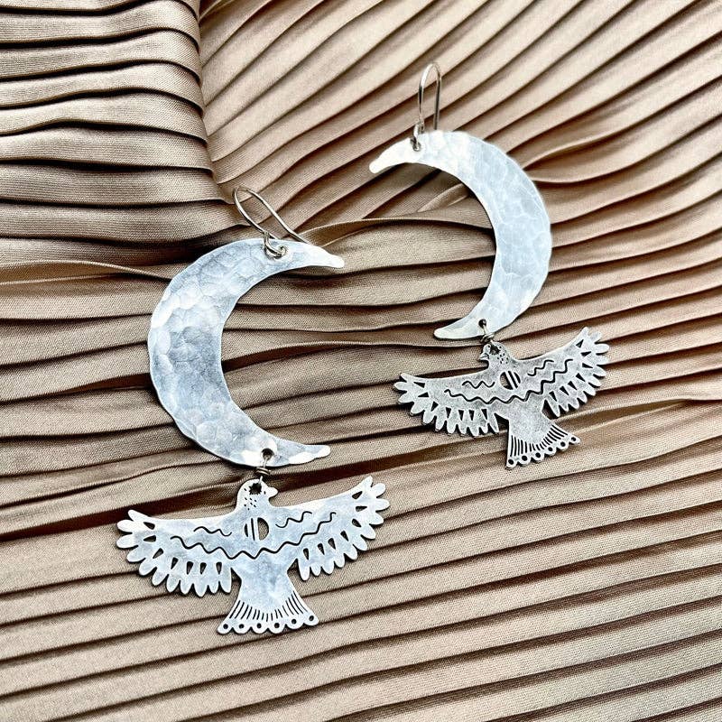 Fluff Hardware - Vente Boucles d'oreilles pendantes - Boucles d'oreilles Night Wing0