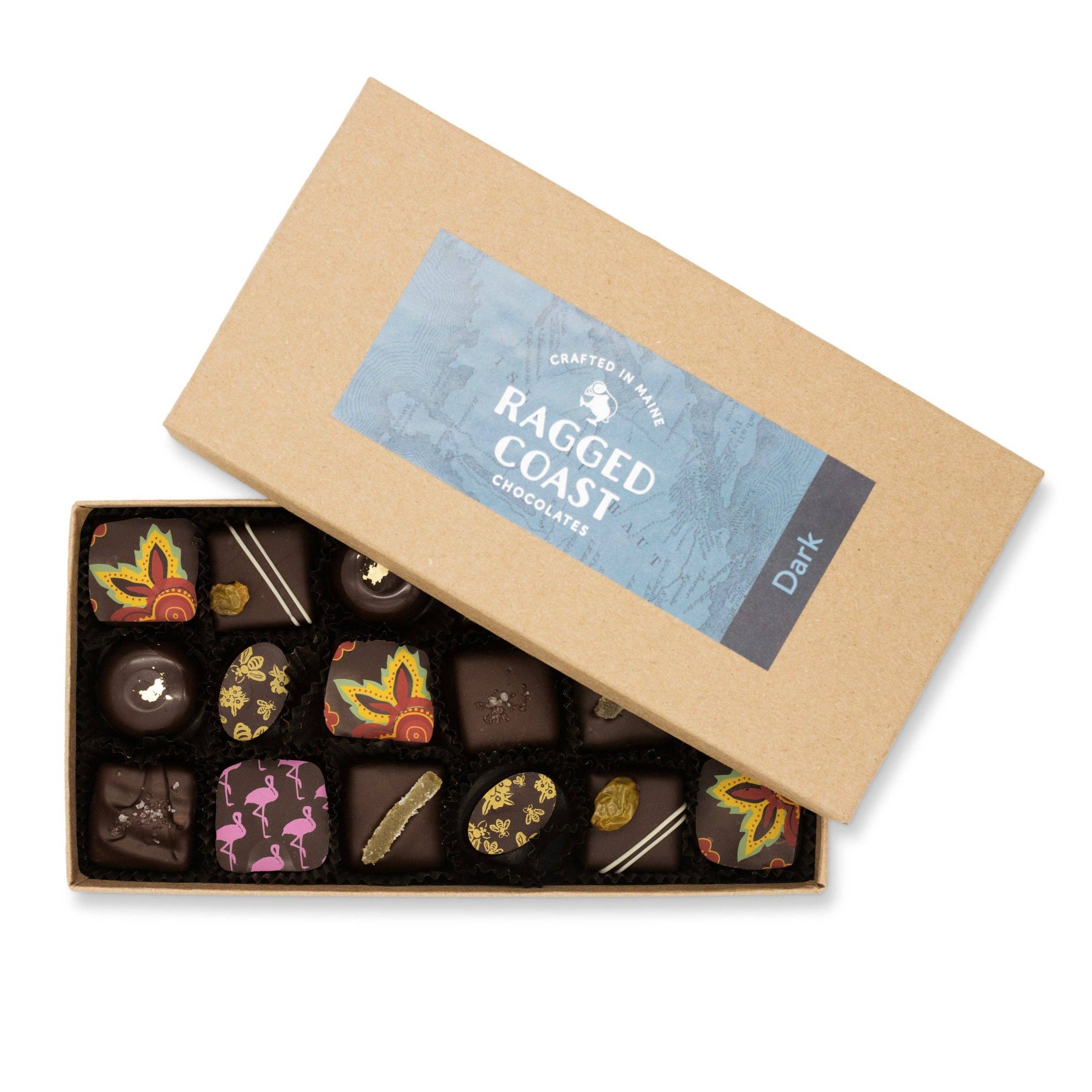 Ragged Coast Chocolates - Wholesale Chocolate Box - Dark Chocolate Truffle Assortment7