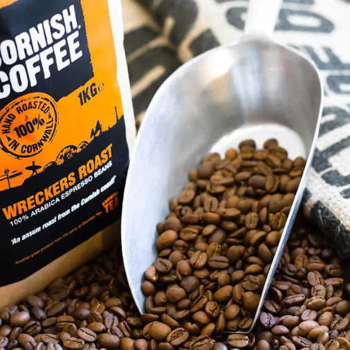 Cornish Tea and Cornish Coffee - Wholesale Coffee beans - 6x 1kg Wreckers Espresso Beans2