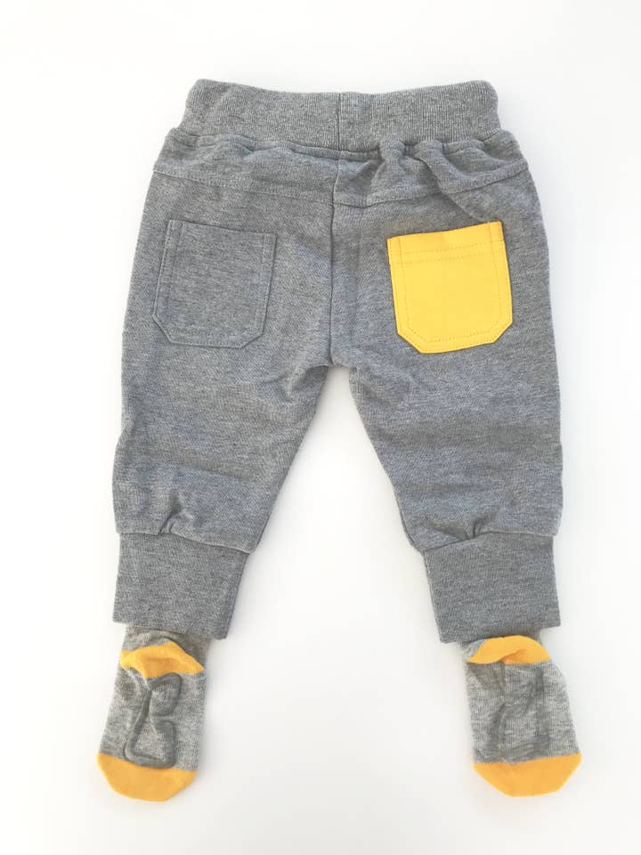 SOCKATOOS - Wholesale Pants - Baby - Sockatoos Kids Baby Sweatpants Joggers All-In-One - YELLOW