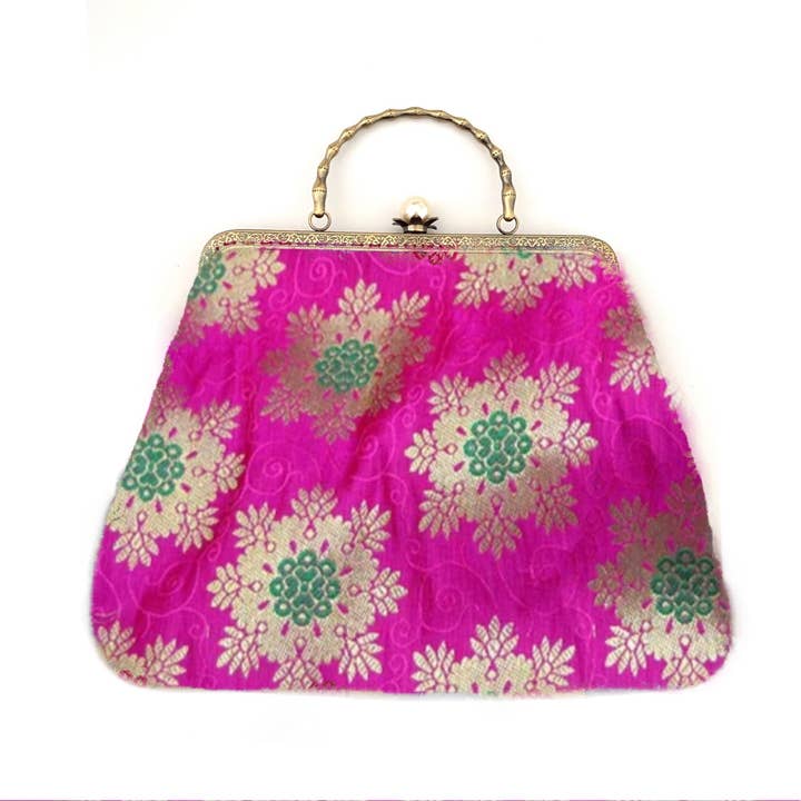 Maria Sole Rodriguez - Wholesale Clutch Bag - Women's - Bassoon Perla Medium, bag with pearl, handmade, Italy31