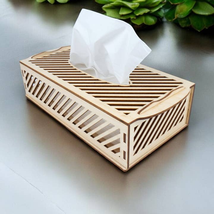 Tissue Box - Modern Lines for wholesale by BoisMagique