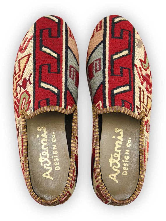 Sumak Kilim Smokingschuhe für Damen, Größe 9,5 für den Großhandel von Artemis Design Co.