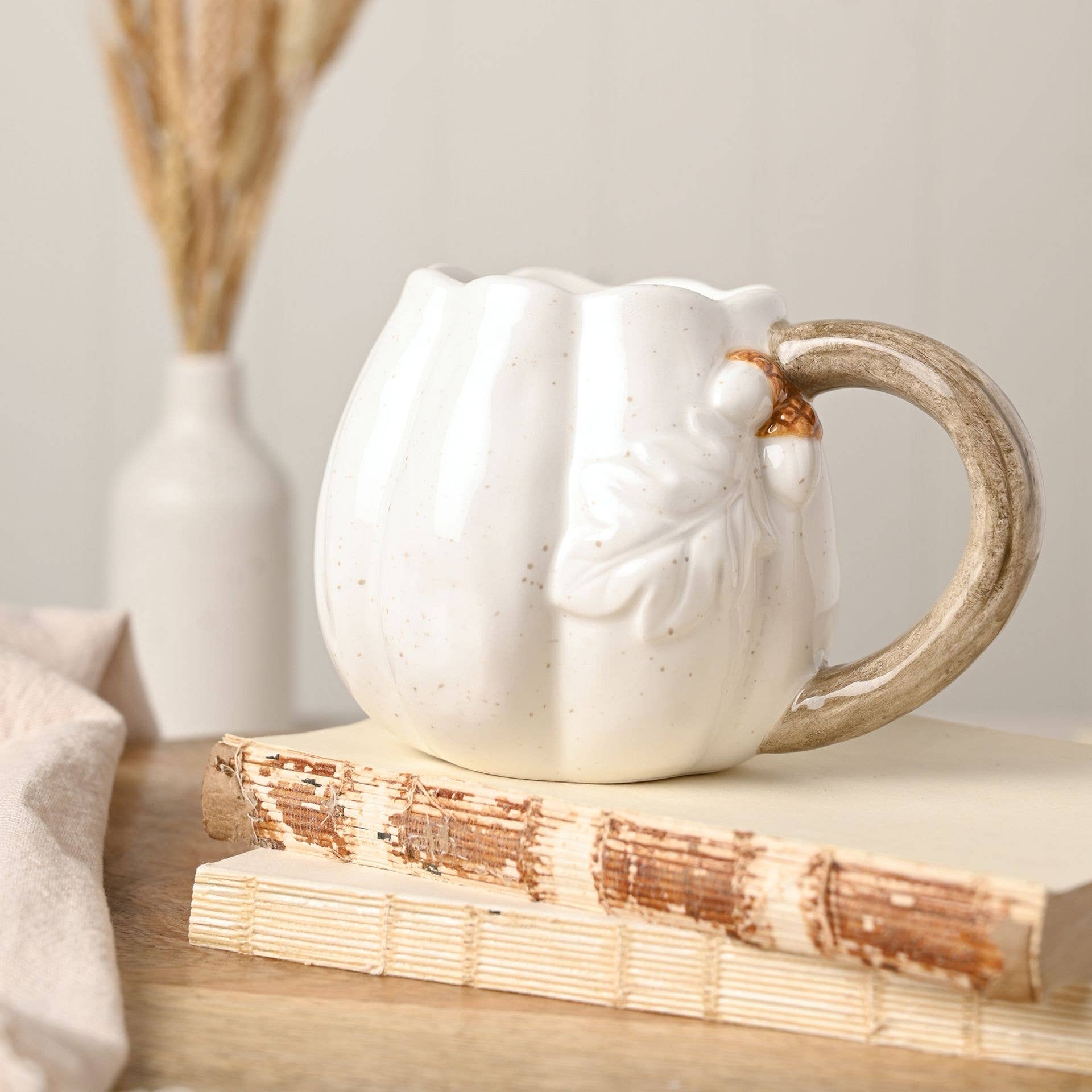 WIDDOP and Co. - Wholesale Drinkglas/beker - **MULTI 2** Country Living Pompoenvormige Mok0