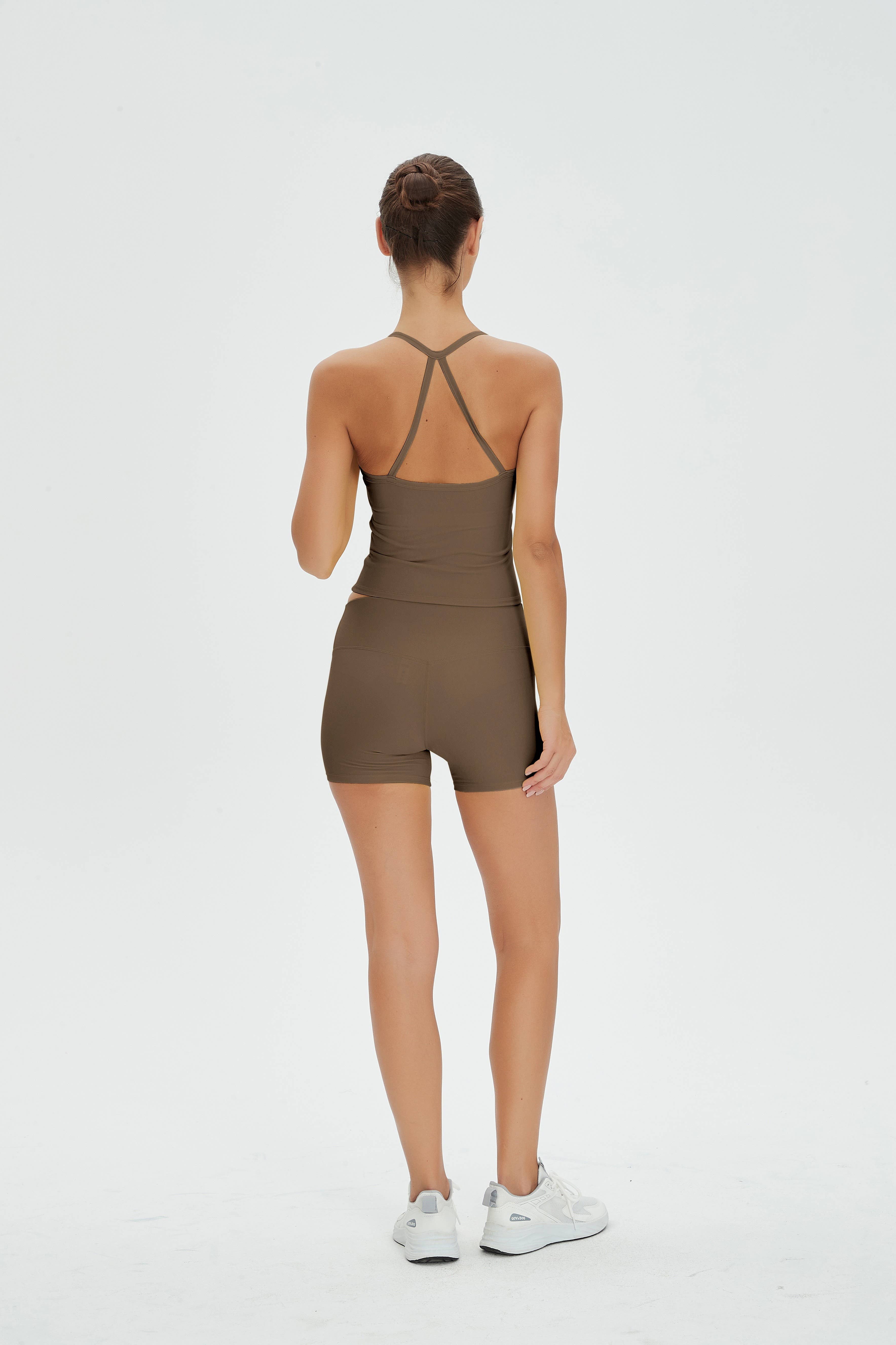 Mantra Active - Wholesale Activewear Set - Women's - Vesper Halter Neck Sports Bra & Shorts Activewear Set19