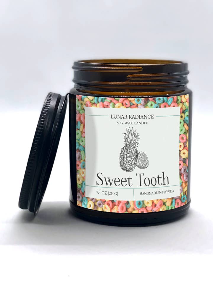 Sweet Tooth Candle for wholesale by Lunar Radiance Candle Co
