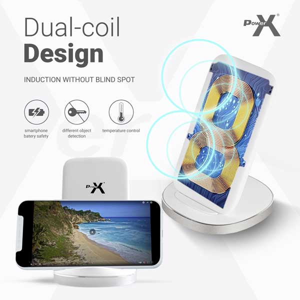Base di ricarica Wireless 15W per la vendita all'ingrosso da parte di Power X