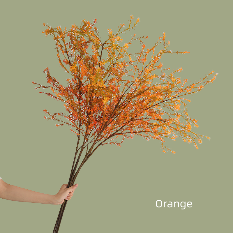 ACNITE(We cover U.S. import duties) - Wholesale Artificial Plant - Artificial Golden willow branches Faux leaves Willow stem1