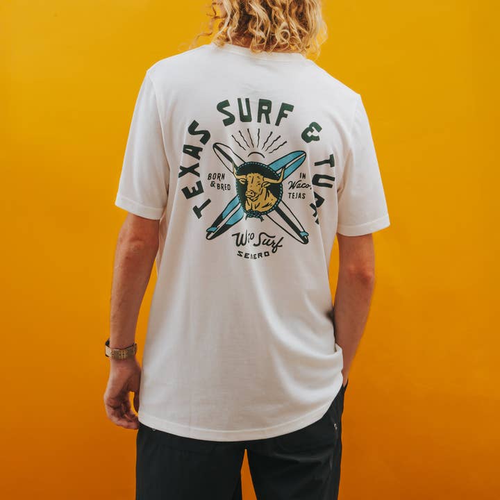 Texas Surf and Turf T-Shirt for wholesale by Sendero Provisions Company