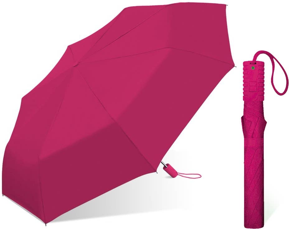 Chaby International - Vendita all'ingrosso Ombrello - Unisex - Ombrelli da pioggia pieghevoli automatici da 42" - colori solidi assortiti3