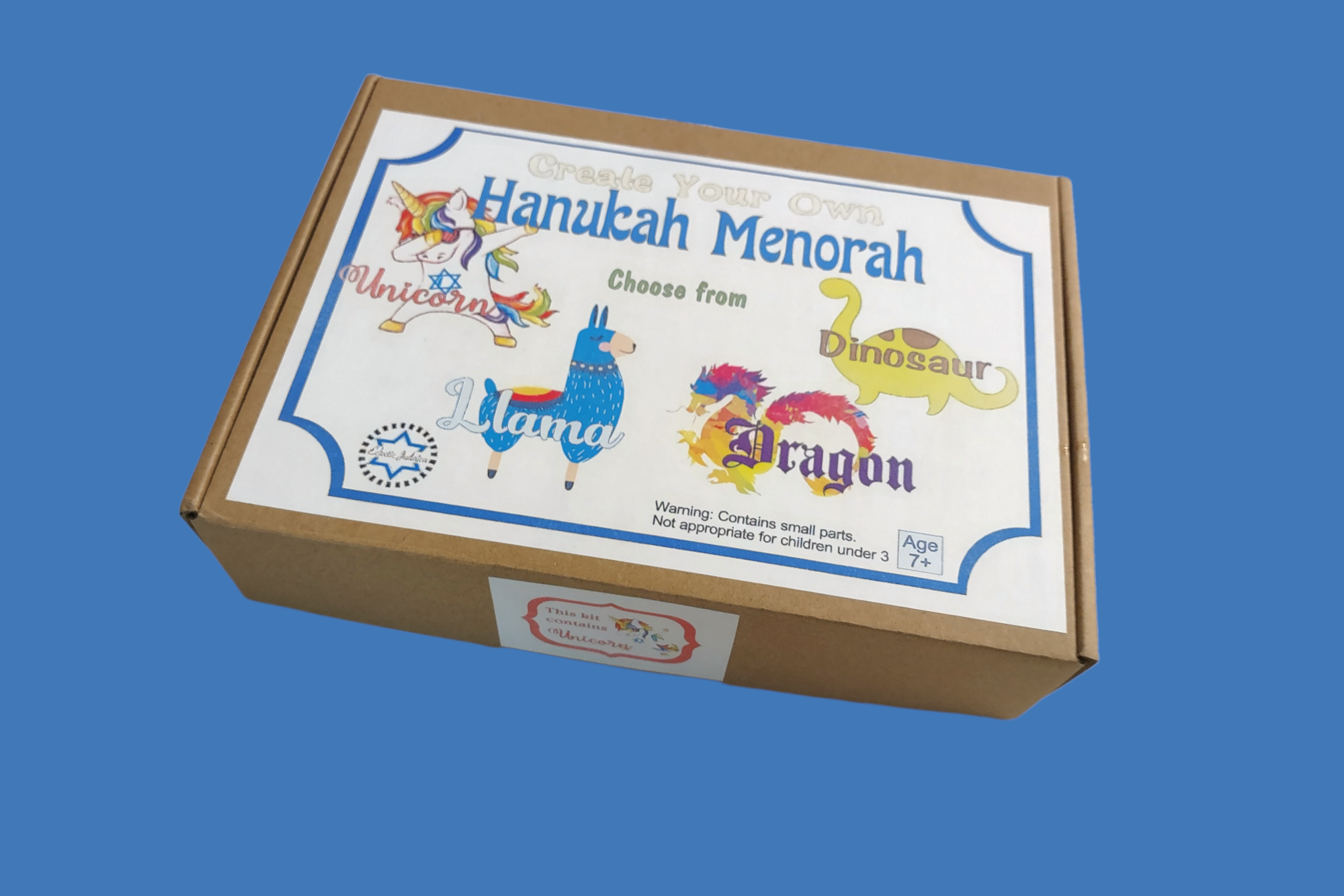 Eclectic Judaica - Wholesale DIY Craft Kit - Dragon Menorah Craft Kit1