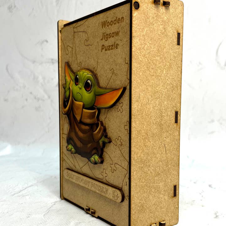 Max Woody™ - Wholesale Puzzle - Kids - Wood Jigsaw Puzzle Adults & Kids Baby Yoda L Size 185 pcs11