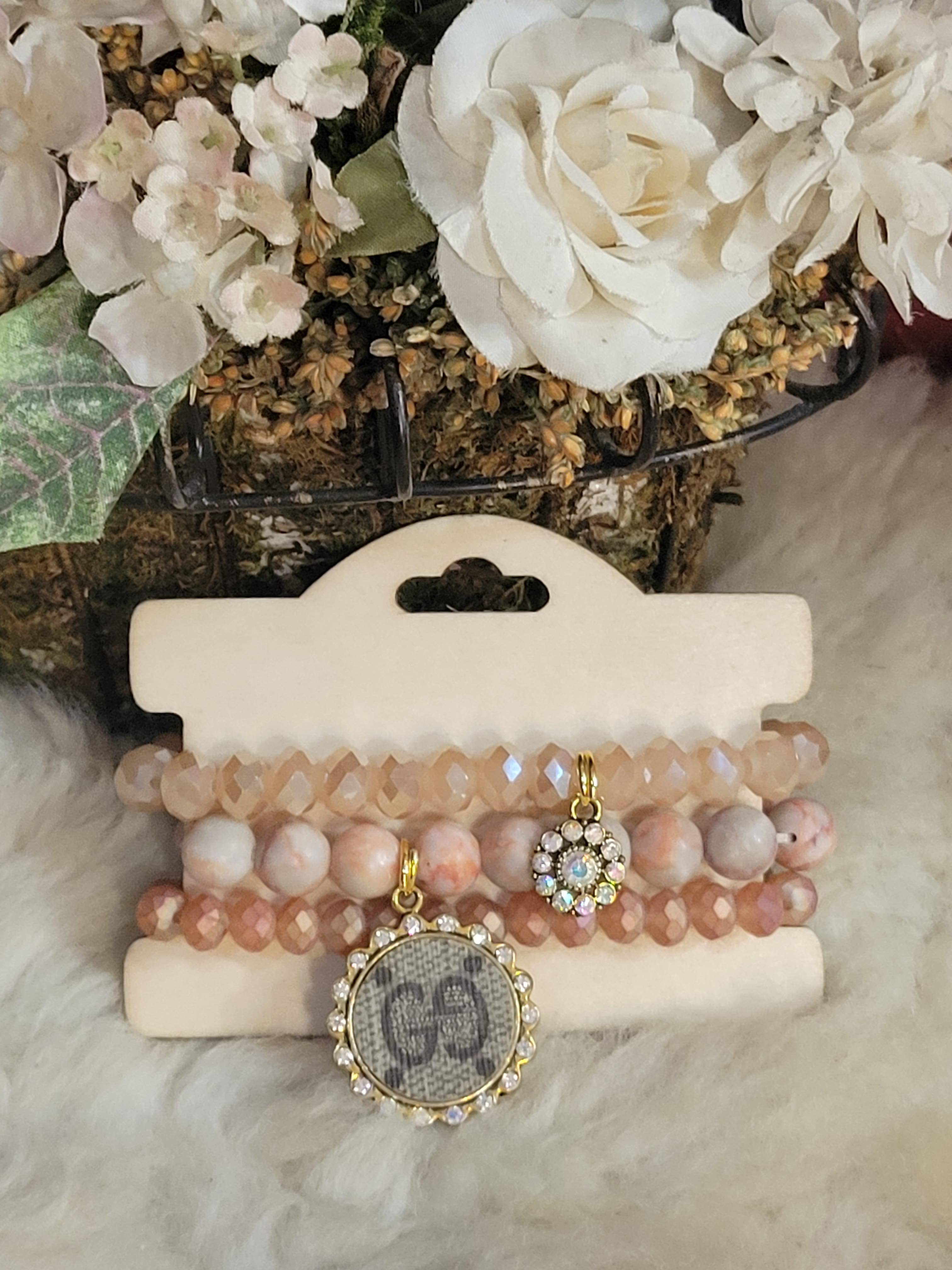 Upcycled Always & Forever accessories - Wholesale Jewelry Set - Upcycled small stacks - last ones available 10