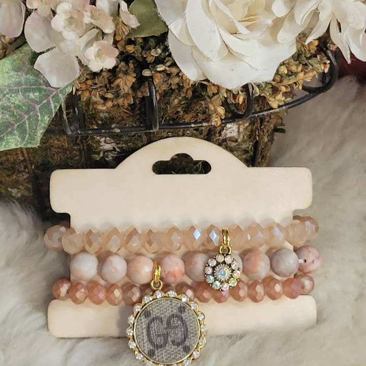 Upcycled Always & Forever accessories - Wholesale Jewelry Set - Upcycled small stacks - last ones available 10