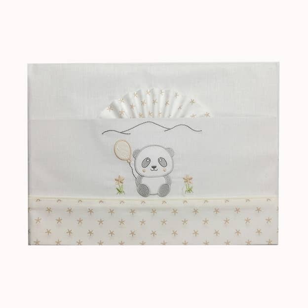 Parure de lit en flanelle avec motif panda pour la vente par Blue Kids