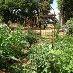 Garden Iron And More - Wholesale Outdoor Ornament/Decor - Graduated Sizes of Iron Heavy Round Obelisks with Cast