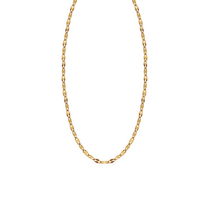 Colar de Corrente Sol Lip por atacado de Liv Bella Vita | European Inspired Waterproof Jewelry