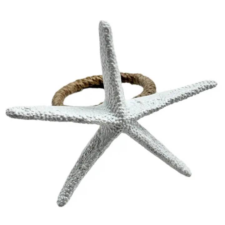 Argolas de Guardanapo Ombre - Branco por atacado de Von Gern Home