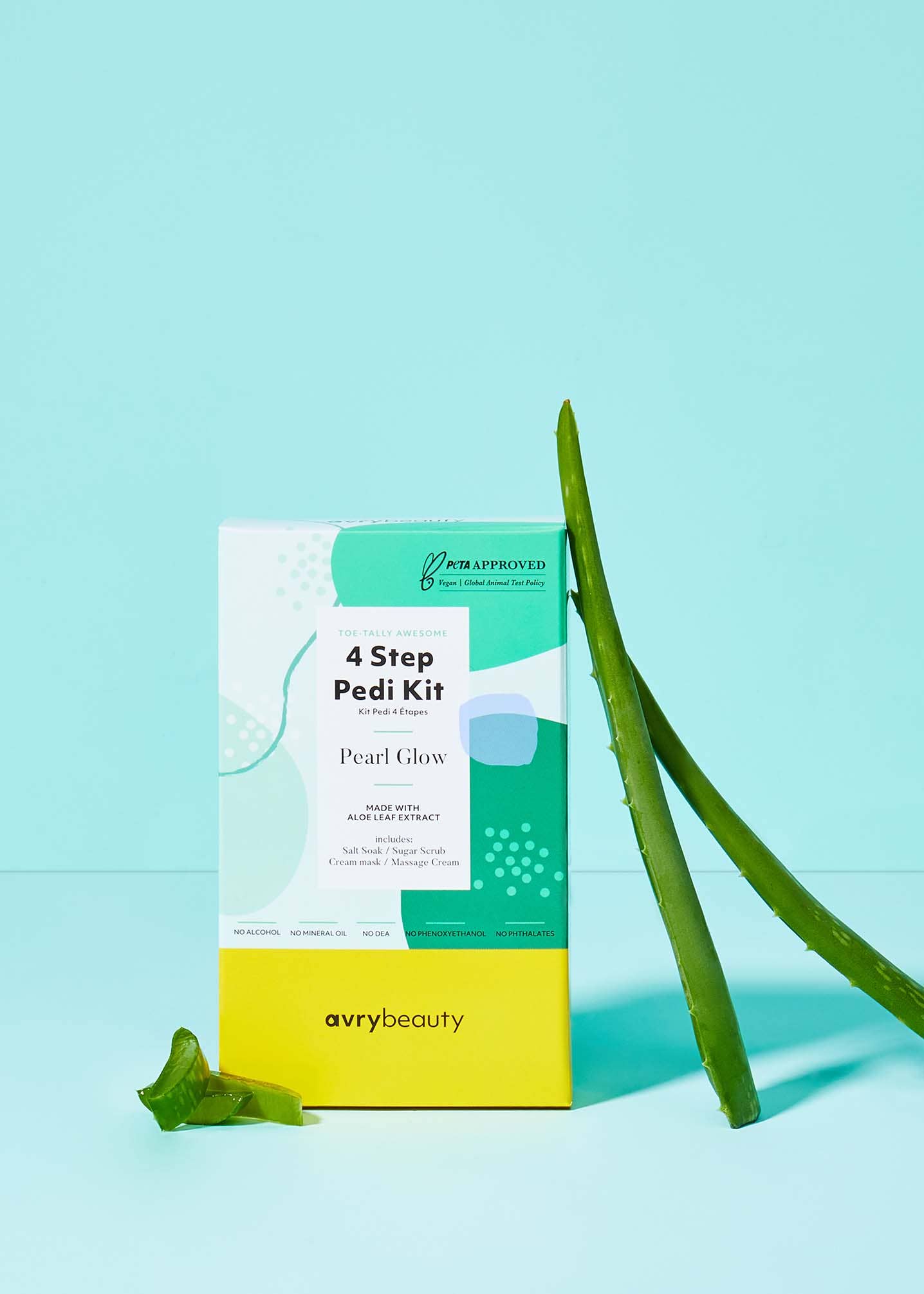 AvryBeauty - Vendita all'ingrosso Set per manicure - Kit Pedicure in 4 Fasi - Bagliore di Perla4