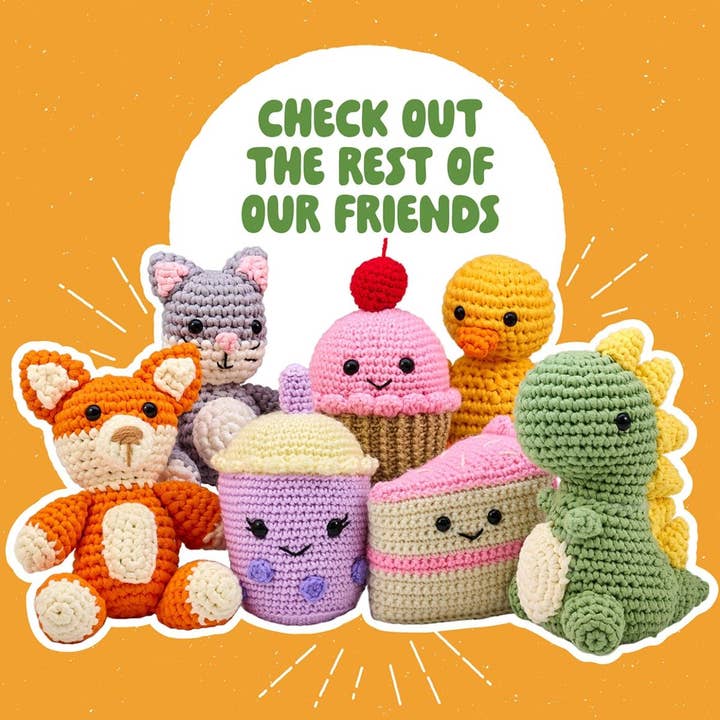 Plaid Crafts - Wholesale Knitting/Crochet Supplies - Bucilla Amigurumi Crochet Kit - Dan the Dino