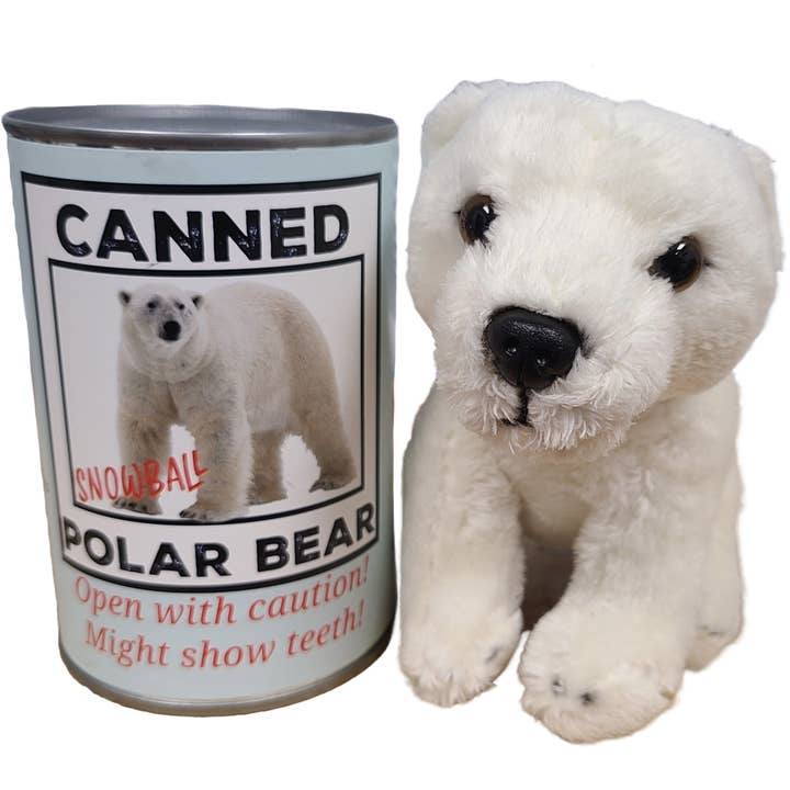 Snowball the Canned Polar Bear Stuffed Animal Plush w/Jokes and other Purchase Wholesale stuffed polar bears. Free Returns & Net 60 Terms on Faire trending on Faire.