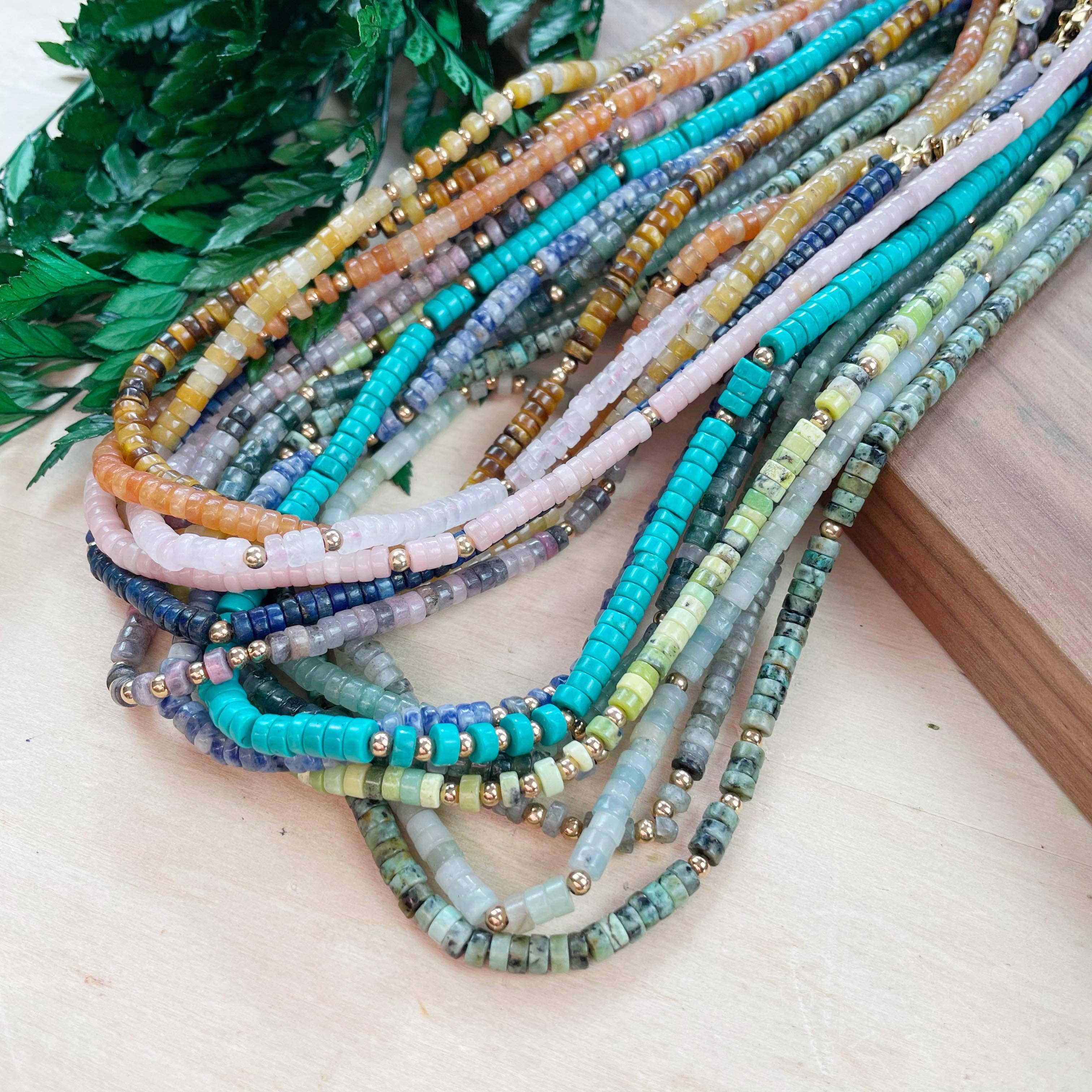 Ewelina Pas Jewelry - Wholesale Kralen/parelketting - Litae/// Delicate edelsteen kralen ketting4