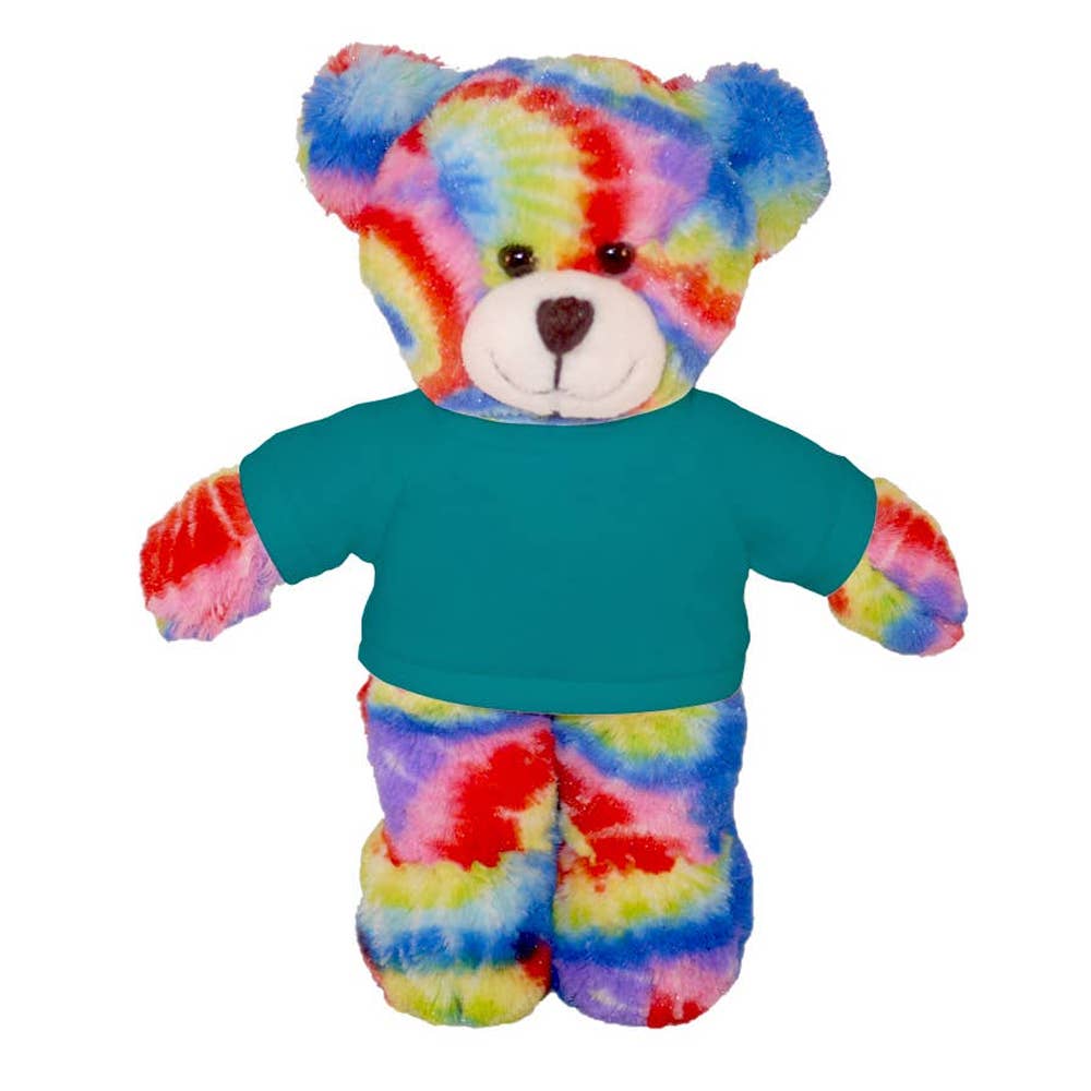 Plushland - Wholesale Stuffed/Plush Toy - Kids & Baby - 8″ Tie-Dye Custom Bear | Personalized Bear Stuffed Animal6