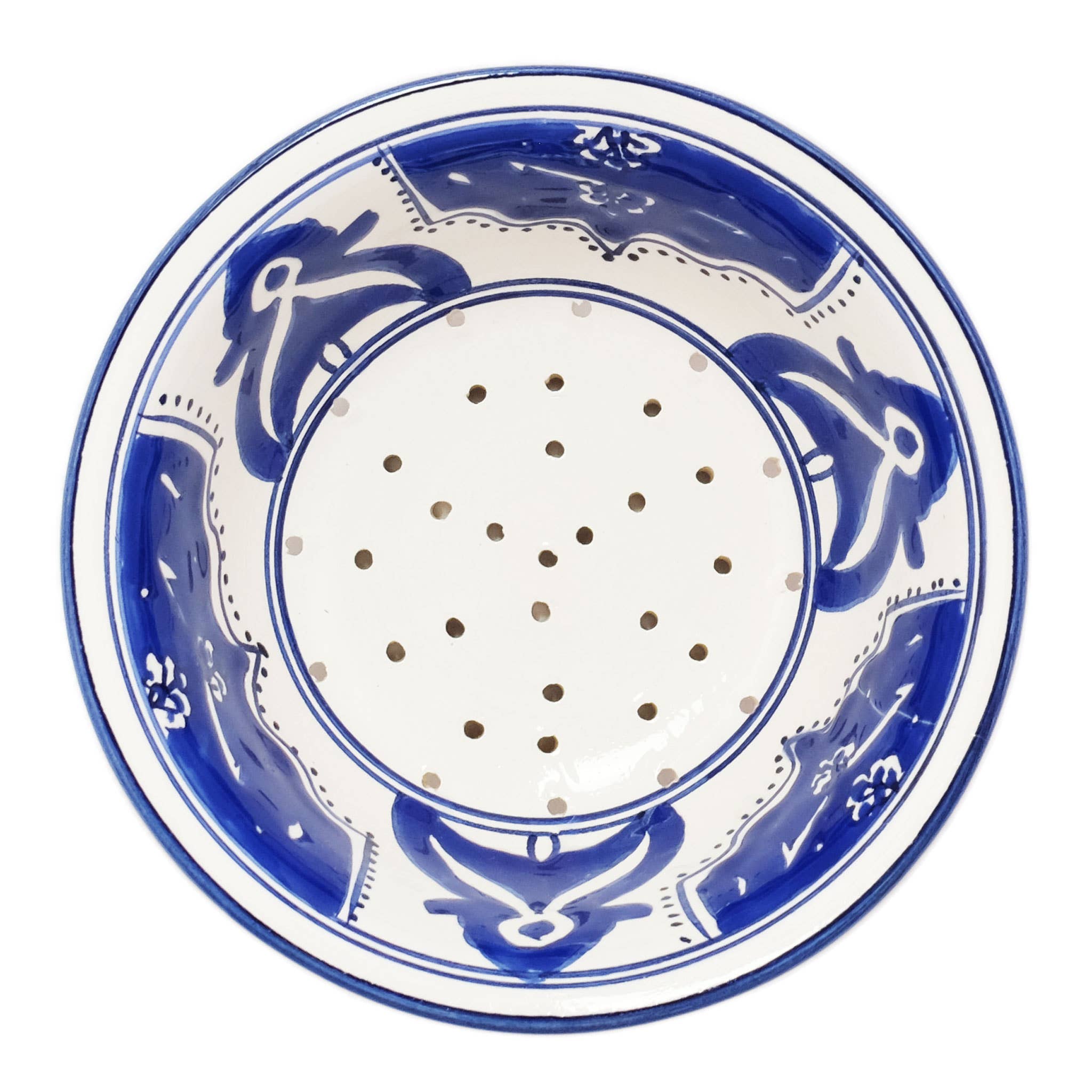 Sobremesa - Wholesale Bowl - Nigella Ceramic Berry Bowl, Stoneware Colander | Handpainted2