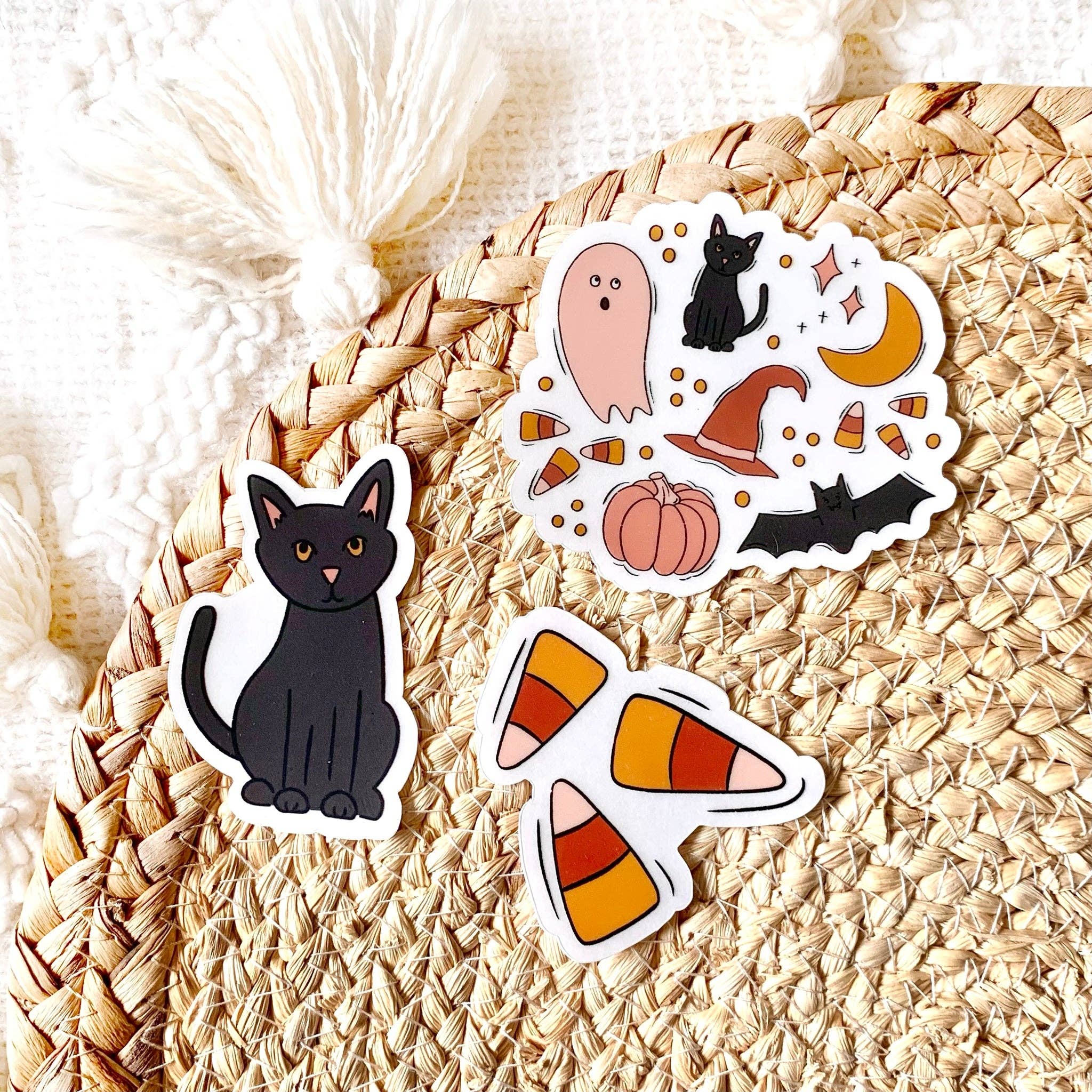 Elyse Breanne Design - Wholesale Sticker - Heldere Halloween Favorieten Sticker, 3x3 in. | Herfst1