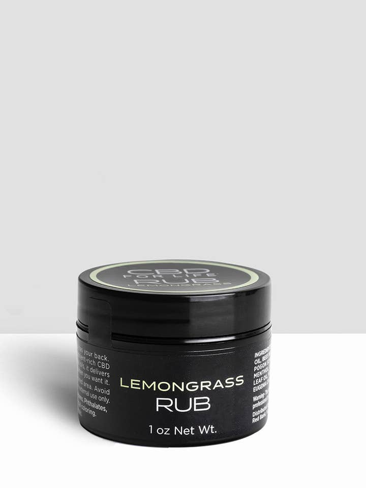 CBD LEMONGRASS RUB for wholesale by CBD for Life